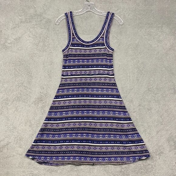 Free People Dress Womens Small Sweater Skater Nordic Fair Isle Tank - Picture 1 of 12